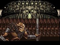 une photo d'Ã©cran de Alien VS Predator (Super Nintendo) sur Nintendo Super Nes